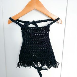 Addie Crop Top, Cotton Summer Top, Baby Crochet Crop Top, Toddler Crochet Crop